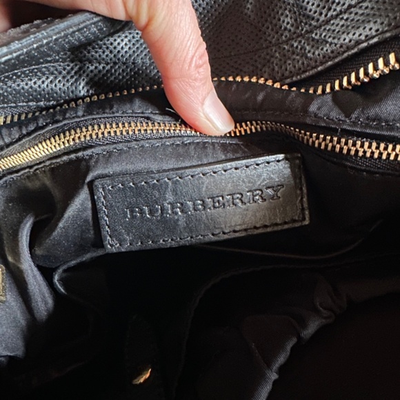Burberry Black and White Bag